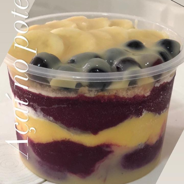 Açaí no pode de 600ml - Gelateria da ilha